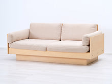 Load image into Gallery viewer, Artek 555 Ben Af Schulten 2-istuttava sohva beige
