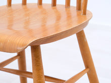 Ladda upp bild till gallerivisning, Vintage pinnatuoli ruskea
