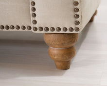 Load image into Gallery viewer, Chesterfield 3-istuttava sohva beige
