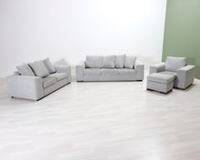 Lataa kuva Galleria-katseluun, 2-istuttava kangassohva harmaa
