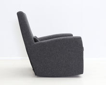 Ladda upp bild till gallerivisning, HT Collection Swing keinuva nojatuoli ja rahi tummanharmaa
