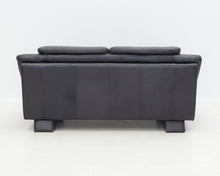 Lataa kuva Galleria-katseluun, Natuzzi nahkasohva 2-istuttava musta
