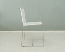 Load image into Gallery viewer, Ligne Roset Fil tuolit valkoisella nahkalla
