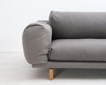 Ladda upp bild till gallerivisning, Muuto Rest 3-istuttava kangassohva harmaa

