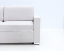 Lataa kuva Galleria-katseluun, Isku Nella 2-istuttava vuodesohva vaalea beige
