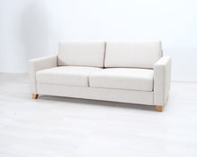 Lataa kuva Galleria-katseluun, 2-istuttava Hakolan vaalea vuodesohva
