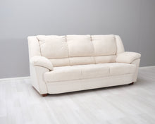 Load image into Gallery viewer, Pohjanmaan Sheraton 3-istuttava beige kangassohva
