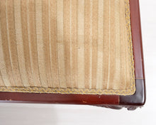 Load image into Gallery viewer, Vanha ruokatuoli kangasistuimella beige
