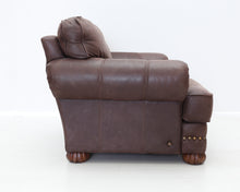 Load image into Gallery viewer, Bozeman Club Chair nahkanojatuoli rahilla

