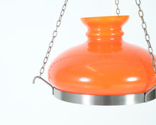Lataa kuva Galleria-katseluun, Oranssi vintage kattovalaisin Ø26 cm
