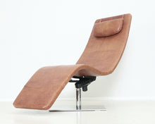 Lataa kuva Galleria-katseluun, Cattelan Italia Casanova Chaise Lounge nahkadivaani
