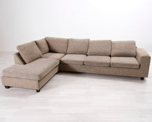 Lataa kuva Galleria-katseluun, 5-istuttava kulmasohva beige
