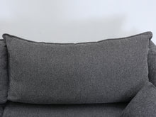 Lataa kuva Galleria-katseluun, Junet Zipper 3-istuttava sohva rahilla tummanharmaa
