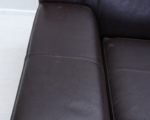 Lataa kuva Galleria-katseluun, IKEA Kramfors 3-istuttava nahkasohva tummanruskea
