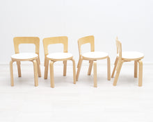 Lataa kuva Galleria-katseluun, Artek N65 lastentuoli koivu - valkoinen laminaatti
