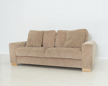 Load image into Gallery viewer, Pohjanmaan Tokyo 2-istuttava kangassohva beige
