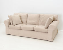 Load image into Gallery viewer, Asko 3-istuttava sohva, beige

