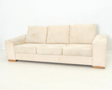 Lataa kuva Galleria-katseluun, Bellus 3-istuttava alcantara sohva beige
