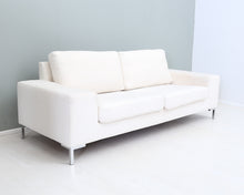 Lataa kuva Galleria-katseluun, Asko Max 3-istuttava kangassohva valkoinen
