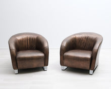 Lataa kuva Galleria-katseluun, Natuzzi nojatuoli ruskea
