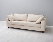Lataa kuva Galleria-katseluun, 3-istuttava kangassohva beige
