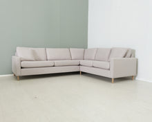 Lataa kuva Galleria-katseluun, Jakkikaluste Bonne 5-istuttava kulmasohva beige
