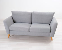 Lataa kuva Galleria-katseluun, 2,5-istuttava kangassohva harmaa
