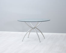 Load image into Gallery viewer, Calligaris ruokapöytä lasilevyllä Ø 120 cm
