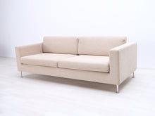 Ladda upp bild till gallerivisning, Sope 3-istuttava kangassohva beige
