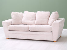 Lataa kuva Galleria-katseluun, 2,5-istuttava kangassohva kerma
