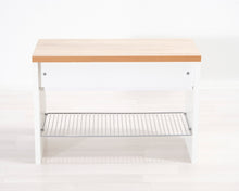Lataa kuva Galleria-katseluun, Scandinavian Choice TIPTOP kenkäteline valkoinen / tammi
