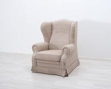 Load image into Gallery viewer, Furninova kangasnojatuoli beige
