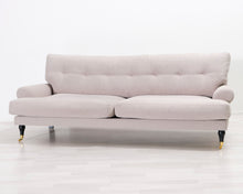 Load image into Gallery viewer, Baxter Andrew 3-istuttava kangassohva beige
