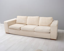 Lataa kuva Galleria-katseluun, Asko 3-istuttava kangassohva beige
