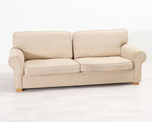 Lataa kuva Galleria-katseluun, 3-istuttava kangassohva beige
