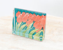 Lataa kuva Galleria-katseluun, Iittala Tulppaanit lasikortti
