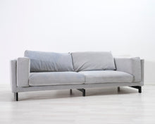 Load image into Gallery viewer, IKEA Nockeby 3-istuttava kangassohva harmaa
